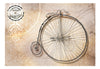 Papier Peint - Vintage Bicycles Sepia - Intissé