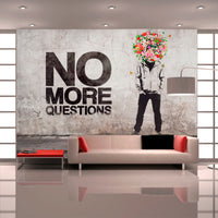 Papier Peint - No More Questions - Intissé