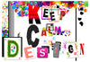 Papier Peint - Keep Calm and Design - Intissé