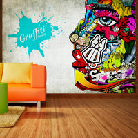 Papier Peint - Graffiti Beauty - Intissé