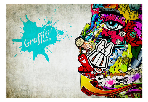 Papier Peint - Graffiti Beauty - Intissé