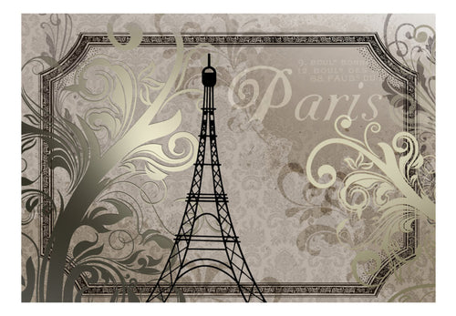 Papier Peint - Vintage Paris Gold - Intissé