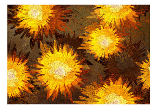 Papier Peint - Sunflower Dance - Intissé