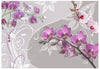 Papier Peint - Flight of Purple Orchids - Intissé