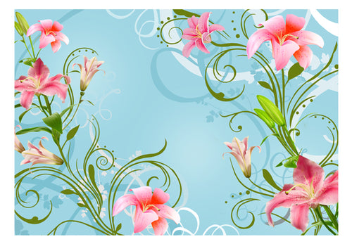 Papier Peint - Subtle Beauty of the Lilies Ii - Intissé