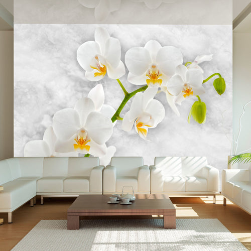 Papier Peint - Lyrical Orchid White - Intissé