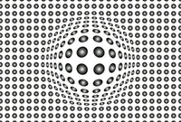 Wizard+Genius Dots Black and White Papier Peint Intissé 384x260cm 8 bandes | Yourdecoration.fr