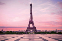 Wizard+Genius Eiffel Tower At Sunset Papier Peint Intissé 384x260cm 8 bandes | Yourdecoration.fr