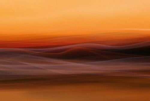 Wizard+Genius Orange Fog Papier Peint Intissé 384x260cm 8 bandes | Yourdecoration.fr