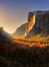 Wizard+Genius Yosemite National Park Usa Papier Peint Intissé 192x260cm 4 bandes | Yourdecoration.fr