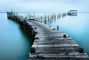Wizard+Genius Old Landing Stage Papier Peint Intissé 384x260cm 8 bandes | Yourdecoration.fr