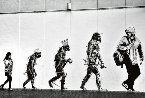 Wizard+Genius Street Art Evolution Papier Peint Intissé 384x260cm 8 bandes | Yourdecoration.fr