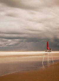 Wizard+Genius Chair At The Beach Papier Peint Intissé 192x260cm 4 bandes | Yourdecoration.fr