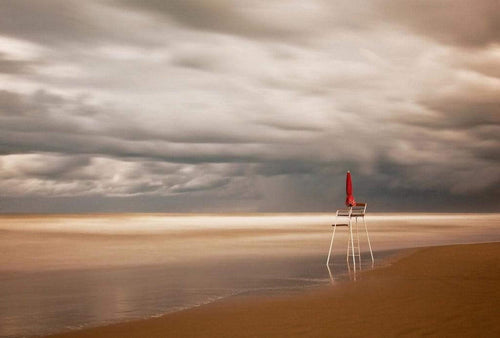 Wizard+Genius Chair at the Beach Papier Peint Intissé 384x260cm 8 bandes | Yourdecoration.fr