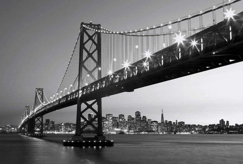 Wizard+Genius San Francisco Skyline Papier Peint Intissé 384x260cm 8 bandes | Yourdecoration.fr