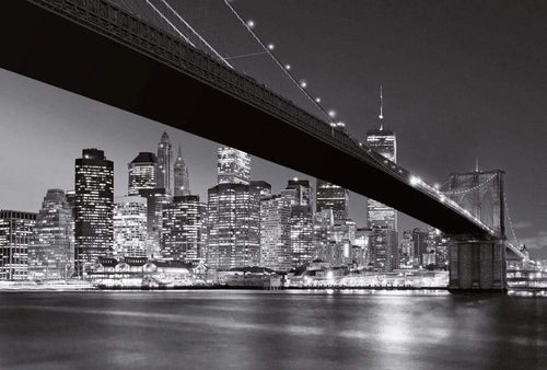 Wizard+Genius Brooklyn Bridge NY Papier Peint Intissé 384x260cm 8 bandes | Yourdecoration.fr