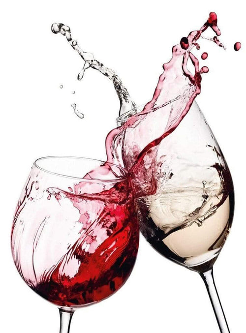 Wizard+Genius Wine Glasses Papier Peint Intissé 192x260cm 4 bandes | Yourdecoration.fr