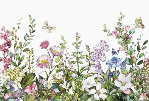 Wizard+Genius Summer Flowers Papier Peint Intissé 384x260cm 8 bandes | Yourdecoration.fr