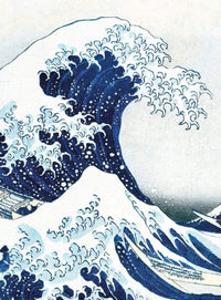 Wizard+Genius Hokusai The Great Wave Papier Peint Intissé 192x260cm 4 bandes | Yourdecoration.fr