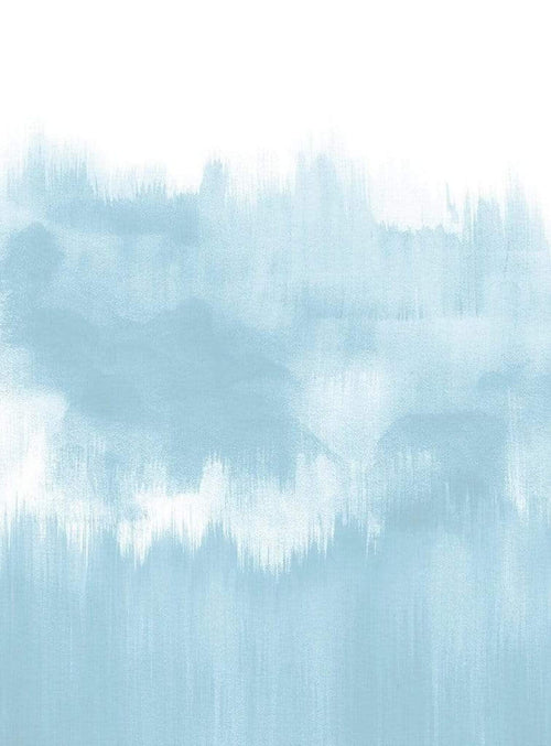 Wizard+Genius Brush Strokes Light Blue Papier Peint Intissé 192x260cm 4 bandes | Yourdecoration.fr