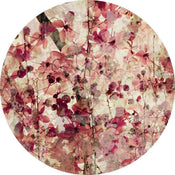 Wizard+Genius Vintage Flower Pattern Papier Peint Intissé 140x140cm rond | Yourdecoration.fr