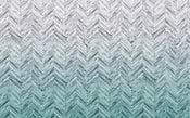 Komar Herringbone Mint Papier Peint Intissé 400x250cm 4 bandes | Yourdecoration.fr