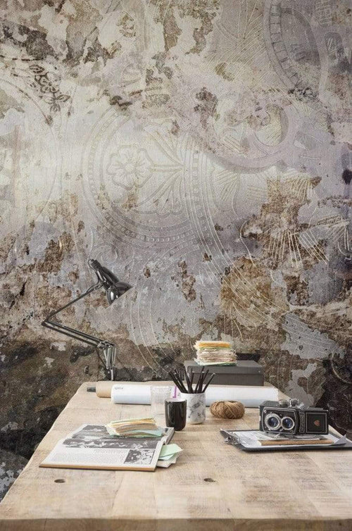 Komar Time Papier Peint Intissé 300x250cm 3 bandes ambiance | Yourdecoration.fr