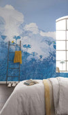 Komar Blue Sky Papier Peint Intissé 200x250cm 2 bandes ambiance | Yourdecoration.fr
