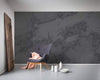Komar Maya Tweed Black White Papier Peint Intissé 400x250cm 4 bandes ambiance | Yourdecoration.fr