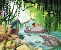 Komar Jungle Book Swimming with Baloo Papier Peint 368x254cm 8 pièces | Yourdecoration.fr