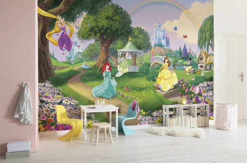 Komar Disney Princess Rainbow Papier Peint 368x254cm | Yourdecoration.fr