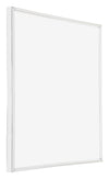 Cadre d'Affiche Plastique 40x40cm Blanc Brillant De Face Oblique | Yourdecoration.fr