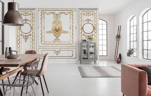 Komar Roaring Royal Intisse Papier Peint 400x250cm 4 bandes interieur | Yourdecoration.fr