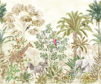 Komar Wild Wonderland Intisse Papier Peint 300x250cm 3 bandes | Yourdecoration.fr