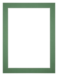 Passe Partout 18x24cm Carton Vert Foret Bord 3cm Droit De Face | Yourdecoration.fr