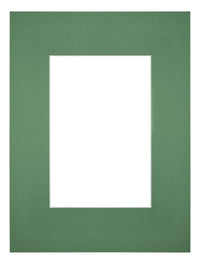 Passe Partout 18x24cm Carton Vert Foret Bord Droit De Face | Yourdecoration.fr