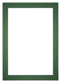 Passe Partout 20x28cm Carton Vert Foret Bord 5cm Droit De Face | Yourdecoration.fr
