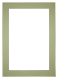 Passe Partout 20x28cm Carton Vert Menthe Bord 6cm Droit De Face | Yourdecoration.fr