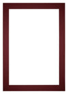 Passe Partout 20x28cm Carton Vin Rouge Bord 5cm Droit De Face | Yourdecoration.fr