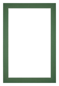 Passe Partout 20x30cm Carton Vert Foret Bord 3cm Droit De Face | Yourdecoration.fr