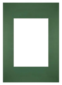 Passe Partout 21x29 7cm Carton Vert Foret Bord Droit De Face | Yourdecoration.fr