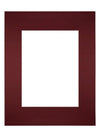 Passe Partout 24x30cm Carton Vin Rouge Bord Droit De Face | Yourdecoration.fr