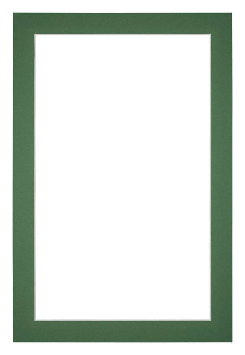 Passe Partout 30x45cm Carton Vert Foret Bord 3cm Droit De Face | Yourdecoration.fr