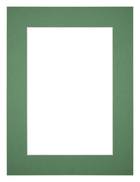 Passe Partout 75x100cm Carton Vert Foret Bord 5cm Droit De Face | Yourdecoration.fr