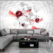 Papier Peint - Race of Colours Red - Intissé