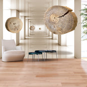 Papier Peint - Flying Discs of Wood - Intissé