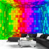 Papier Peint - Rainbow Cube - Intissé