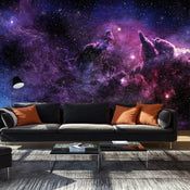 Papier Peint - Purple Nebula - Intissé