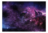 Papier Peint - Purple Nebula 100x70cm - Intissé