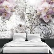 Papier Peint - Bright Red Orchids - Intissé